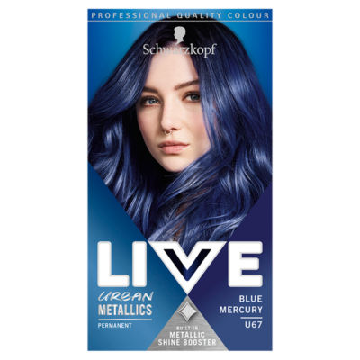 Schwarzkopf Blue Mercury permanent hair dye (British brand)