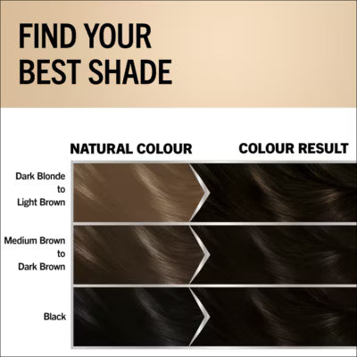 Schwarzkopf Oleo Intense Black Brown Permanent Hair Colour (British brand)