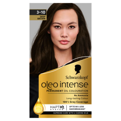 Schwarzkopf Permanent Hair Colour 3-10 Deep Brown (British brand)