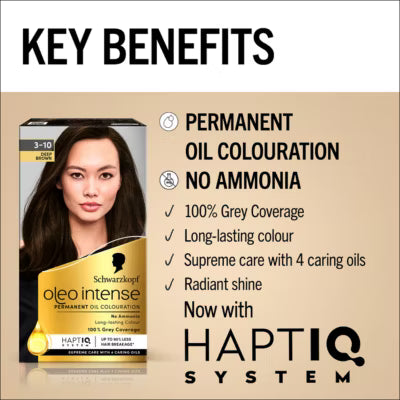 Schwarzkopf Permanent Hair Colour 3-10 Deep Brown (British brand)