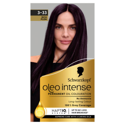 Schwarzkopf Oleo Intense Permanent Hair Colouration 3-33 Rich Plum