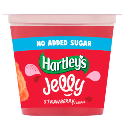 Hartley's strawberry jelly 115g, UK version
