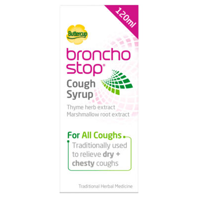 Buttercup Bronchostop Cough Syrup Thyme 120ml - British product