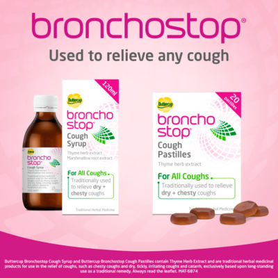 Buttercup Broncho Stop Cough Pastilles Thyme Herb Extract
