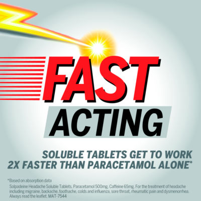 Solpadeine headache soluble tablets 16 tablets (British brand)