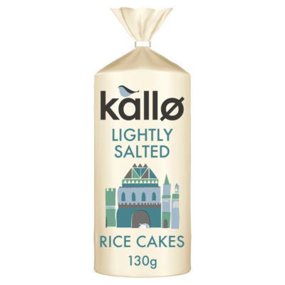 Kallo Lightly Salted Wholegrain Rice Cakes 130g, UK version