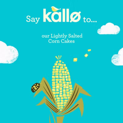 Kallo corn cakes 130g imported from the UK