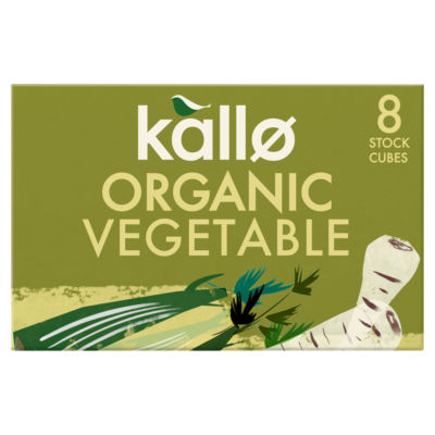 Kallo Organic Vegetable Stock Cubes 8 x 11g, UK version