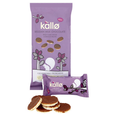 Kallo Belgian Milk Chocolate Rice Cake Minis