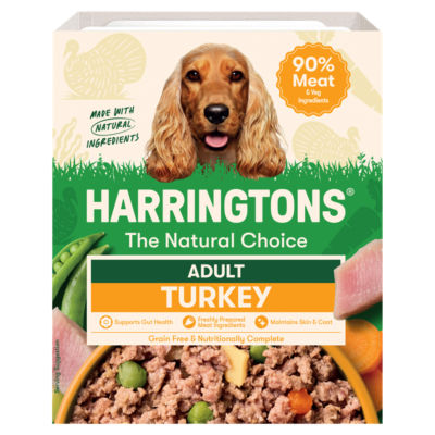 Harringtons wet dog food turkey with potato and vegetables 400g, UK version