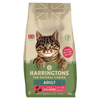 Harringtons Salmon Cat Food 2kg bag, UK version