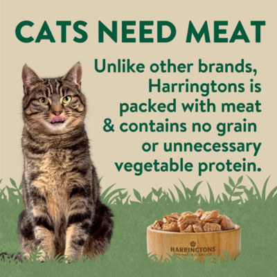 Harringtons wet cat food pouches fish in jelly 12x85g, UK version
