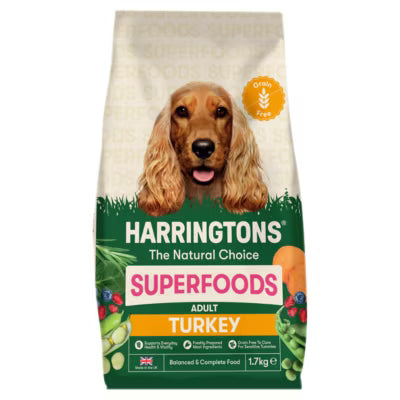 Harringtons dry dog food turkey & veg 1.7kg, UK version