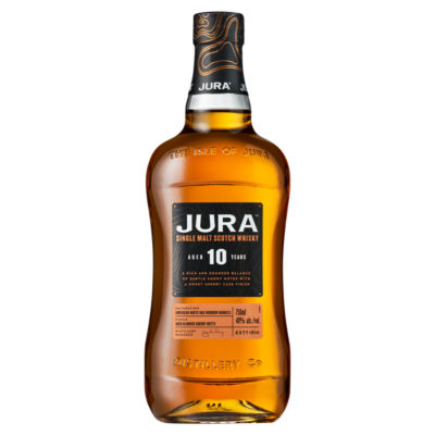 Jura Aged 10 Years Single Malt Scotch Whisky 70cl, UK version