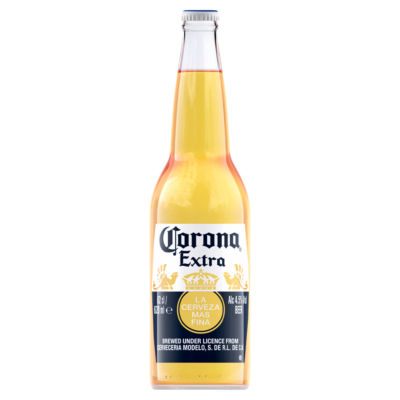 Corona Extra lager beer 620ml bottle - British product