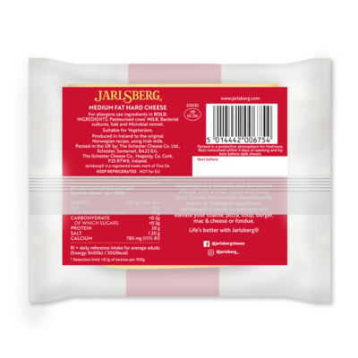 Jarlsberg Original Hard Cheese Wedge 190g, UK version