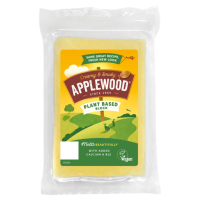 Applewood Plant Based Cheese Block 200g - British product