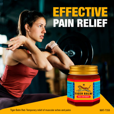 Tiger Balm Red pain relief ointment 30g (British brand)