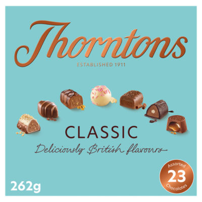 Thorntons chocolate gift box 262g (British brand)