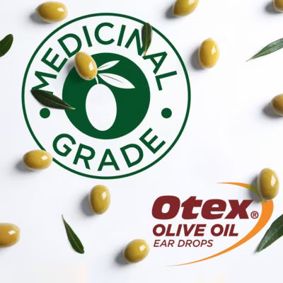 Otex olive oil ear drops 10ml, imported from the UK