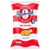 Seabrook sea salted crinkle cut crisps 6 x 25g (British brand)