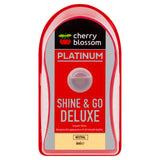 Cherry Blossom Platinum Shine & Go Deluxe Neutral shoe polish sponge 6ml - British product