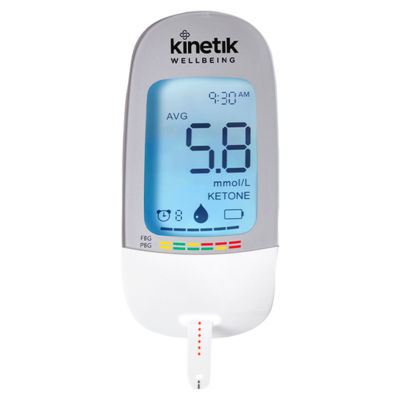 Kinetik Wellbeing blood glucose monitor system 25 strips, UK version