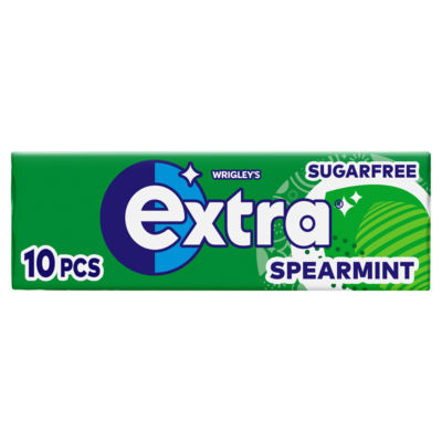 Wrigley's Extra Spearmint gum 10 pieces (British brand)