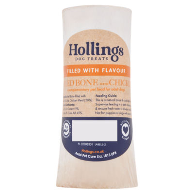 Hollings Chicken Filled Bone Dog Treats, UK version