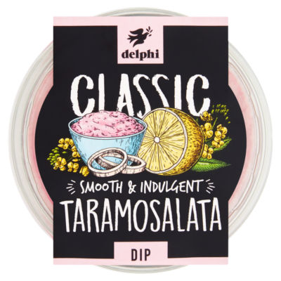 Delphi classic smooth taramosalata dip 170g - British product