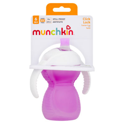 Munchkin Click Lock trainer cup for toddlers, imported from the UK
