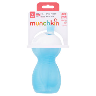 Munchkin Click Lock Bite Proof Sippy Cup 9m+ 296ml, imported from the UK