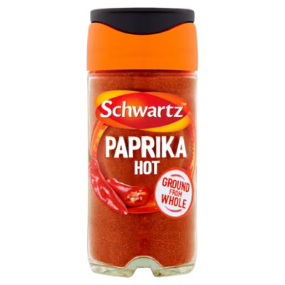 Schwartz paprika hot spice 34g (British brand)