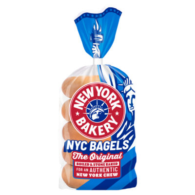 New York Bakery Co original bagels 5 pack - British product