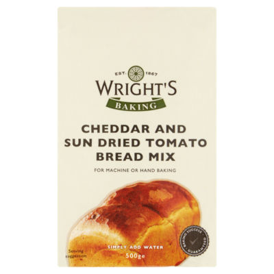 Wright's Baking cheddar and sun dried tomato bread mix 500g (British brand)