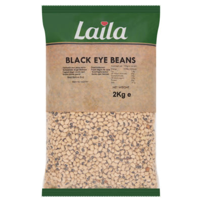 Laila Black Eye Beans Dry Beans 2kg
