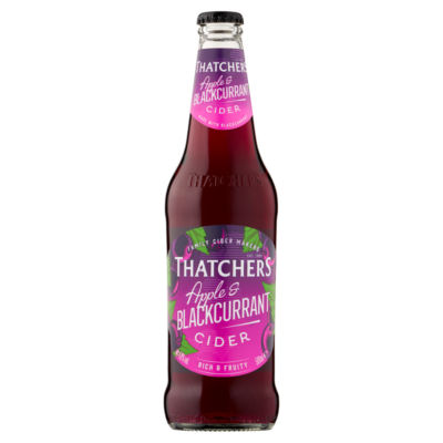 Thatchers Apple and Blackcurrant Cider 500ml (British brand)