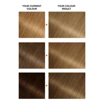 Garnier 7.3 Dark Golden Blonde hair dye kit, UK version