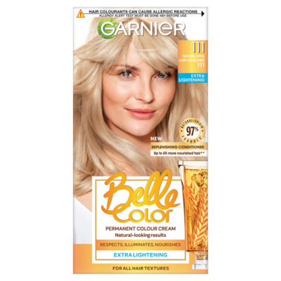 Garnier Belle Color 111 Extra Light Ash Blonde hair dye, UK version