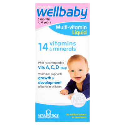 Vitabiotics Multi-Vitamin Liquid for 6 Months to 4 Years Infant Vitamin Supplement 150ml