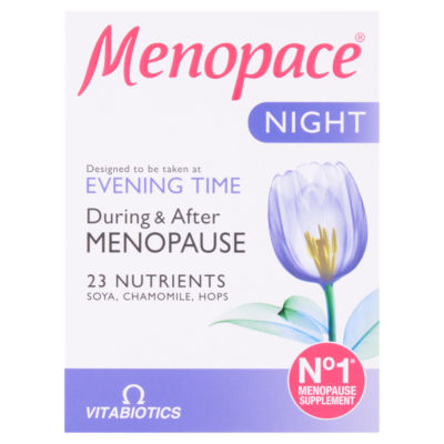 Vitabiotics Night Menopause Supplement 30 Tablets