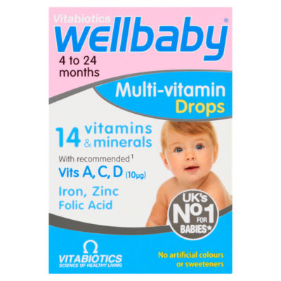 Vitabiotics 4 to 24 Months Multi-Vitamin Drops 30ml (British brand)