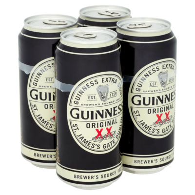 Guinness Original Extra Stout Beer Canned, UK version