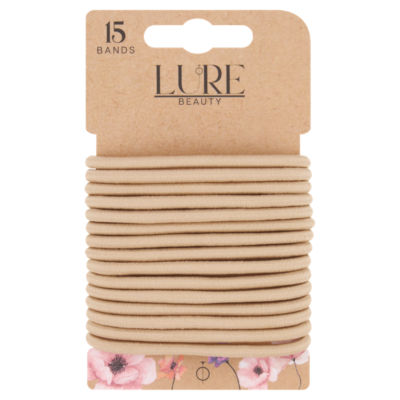 Lure Beauty 15 Wide Snagfree Bands Blonde Hair Bands
