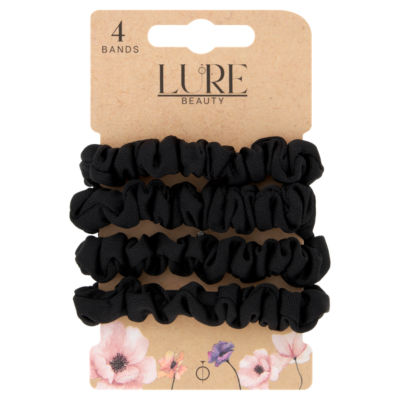 Lure Beauty 4 Bands Mini Scrunchies Hair Accessories