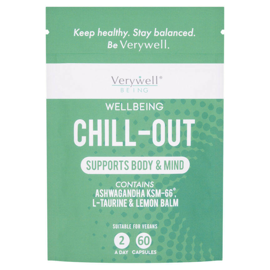 Verywell Being Wellbeing Chill-Out 2 A Day 60 Capsules GOODS ASDA   