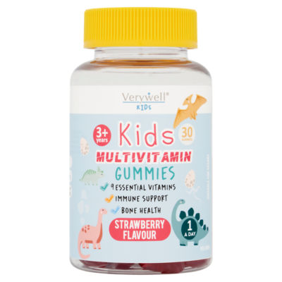 Verywell Kids Multivitamin Gummies Strawberry Flavour 30 Gummies (3+ Years)