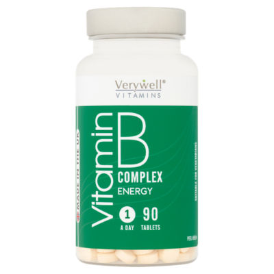 Verywell Vitamin B Complex Energy Supplement 90 Tablets