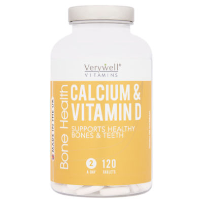 Verywell Calcium Vitamin D Bone Health Tablets 120 (British brand)