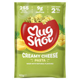 Mug Shot creamy cheese instant pasta 68g, imported from the UK